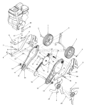 Page B Diagram and Parts List for 21A332B062 330 Yard Machines Tiller